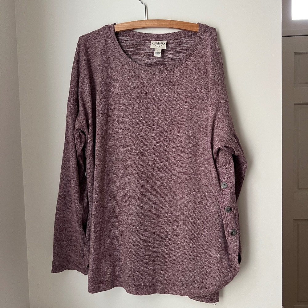 Maroon Long Sleeve Shirt